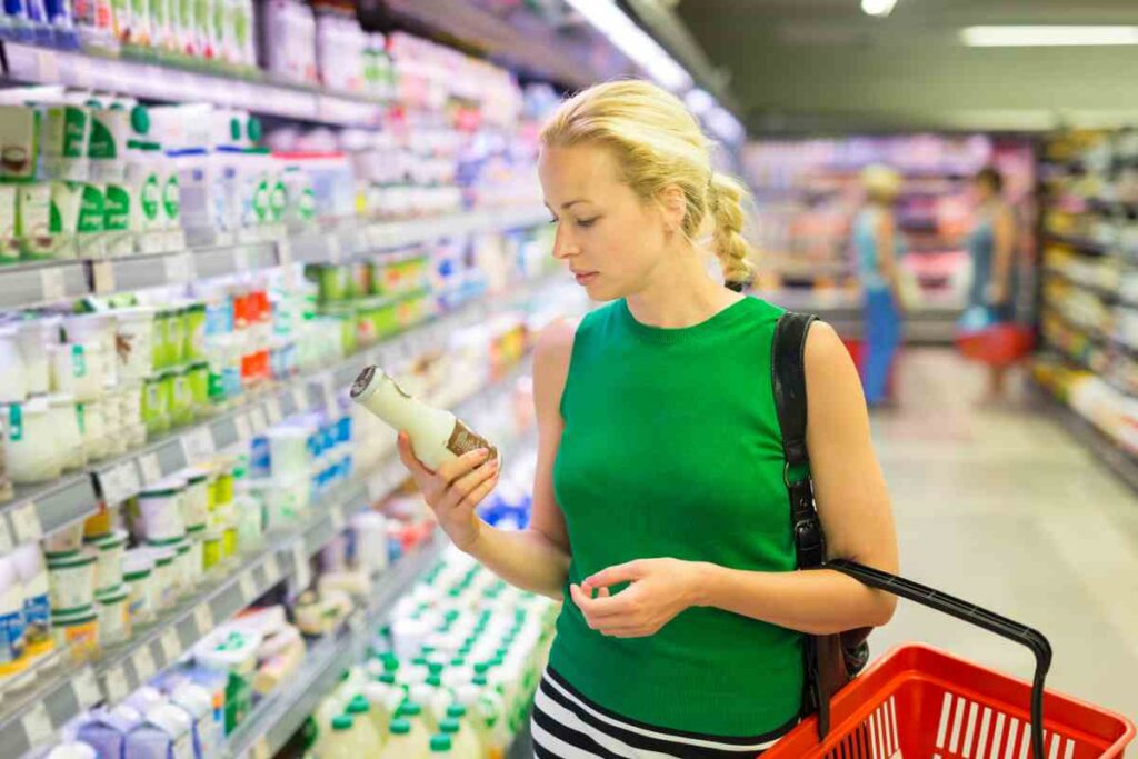Donna supermercato