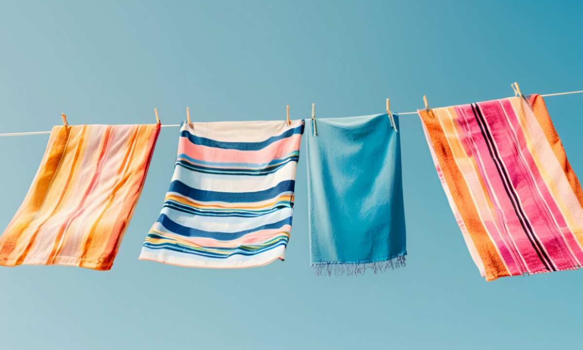 Teli da mare al sole