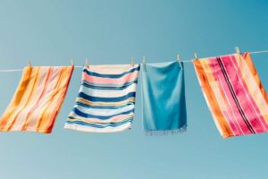 Teli da mare al sole